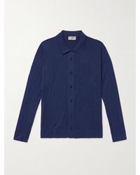 John Smedley - Floyd Sea Island Cotton Cardigan - Lyst