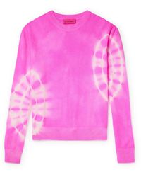 The Elder Statesman - Spiral City Tranquility Tie-dyed Cashmere Sweater - Lyst