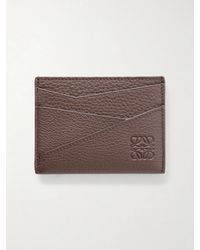 Loewe - Puzzle Edge Anagram-Debossed Leather Cardholder - Lyst