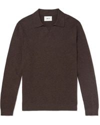 NN07 - Paul 60019 Ribbed Organic Cotton Polo Shirt - Lyst