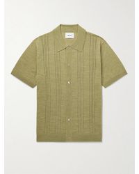 NN07 - Thor 6584 Pointelle-Knit Wool-Blend Shirt - Lyst