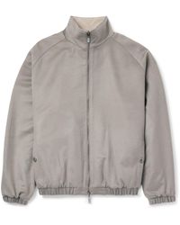 STÒFFA - Reversible Brushed-Cashmere Bomber Jacket - Lyst