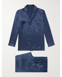 Rubinacci - Silk-Satin Pyjama Set - Lyst