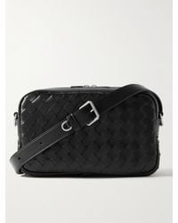 Bottega Veneta - Kleine Kameratasche aus Intrecciato-Leder - Lyst