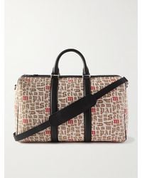 Moncler Genius - 8 Moncler Palm Angels Leather-trimmed Logo-jacquard Weekend Bag - Lyst