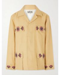 Kartik Research - Jaisalmer Embroidered Linen Jacket - Lyst