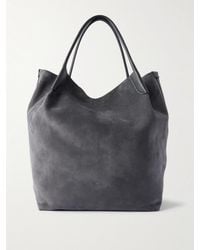 Loro Piana - Bale Extra-Large Leather-Trimmed Full-Grain Nubuck Tote Bag - Lyst