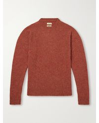 De Bonne Facture - Brushed Merino Wool Sweater - Lyst