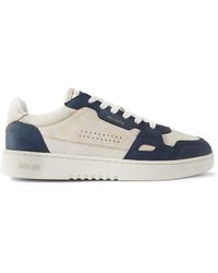 Axel Arigato - Dice Lo Suede-trimmed Leather Sneakers - Lyst