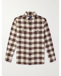 Polo Ralph Lauren - Camicia in twill di cotone a quadri - Lyst