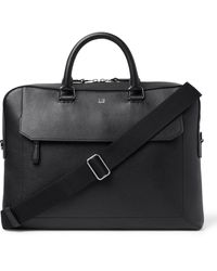 Dunhill Belgrave Full-grain Leather Briefcase in Black for Men Mens Bags Briefcases and laptop bags 
