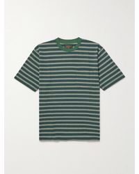 Beams Plus - Striped Cotton-Jersey T-Shirt - Lyst