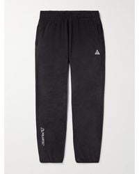 Nike - Acg Wolf Tree Straight-leg Logo-embroidered Polartec® Fleece Sweatpants - Lyst