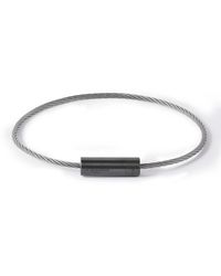 Le Gramme - 5g Brushed Recycled Sterling Silver And Ceramic Bracelet - Lyst