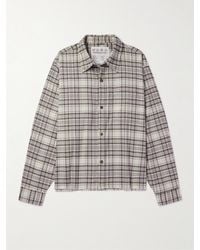 mfpen - Priority Hemd aus Flanell aus einer karierten Baumwoll-Kaschmirmischung - Lyst