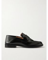 Maison Margiela - Tabi Babouche Split-Toe Leather Loafers - Lyst