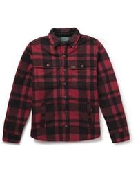 Polo Ralph Lauren - Polo Country Checked Padded Recycled-Fleece Overshirt - Lyst