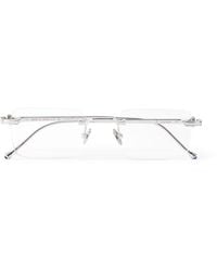 Cartier - Pasha De Cartier Rectangular-Frame Rimless-Tone Optical Glasses - Lyst