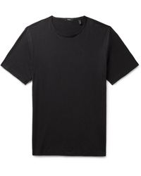 Theory - Precise Cotton-jersey T-shirt - Lyst