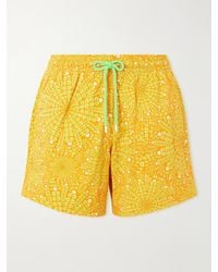 Vilebrequin - Moorise Straight-Leg Mid-Length Printed Recycled Swim Shorts - Lyst