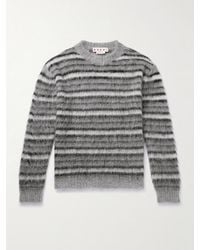 Marni - Mohair Stripe Knit Jumper - Lyst
