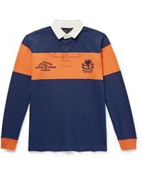 Polo Ralph Lauren - Embroidered Striped Cotton-Jersey Polo Shirt - Lyst