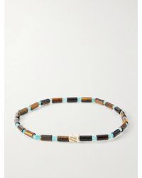 Luis Morais - 14-Karat Agate Beaded Bracelet - Lyst