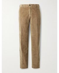 Slowear - Straight-Leg Cotton-Blend Corduroy Trousers - Lyst