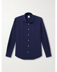 Eleventy - Lyocell, Linen And Cotton-Blend Shirt - Lyst