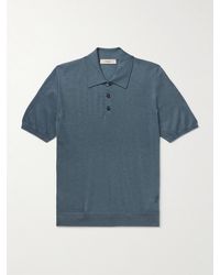 James Purdey & Sons - Tantallon Slim-Fit Merino Wool Polo Shirt - Lyst