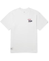 WTAPS - Logo-embroidered Cotton-jersey T-shirt - Lyst