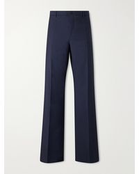 Jil Sander - Straight-Leg Wool and Mohair-Blend Trousers - Lyst