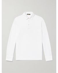 Loro Piana - Cotton-piqué Polo Shirt - Lyst
