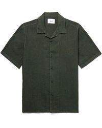NN07 - Julio 5706 Camp-collar Linen Shirt - Lyst