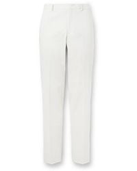 Loro Piana - Jarno Austin Straight-Leg Stretch-Cotton Twill Trousers - Lyst