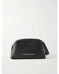 Christian Louboutin - Canopy Logo-Embossed Leather Pouch - Lyst