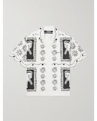 Jacquemus - Jean Hemd aus Baumwolle mit Print und Reverskragen - Lyst