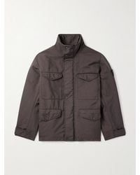 Stone Island - Ghost Garment-Dyed Padded David Light-Tc Field Jacket - Lyst
