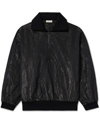 Fear Of God - Logo-Appliquéd Crinkled-Shell Half-Zip Track Jacket - Lyst