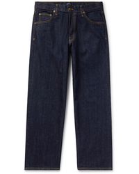 Noah - Stovepipe Straight-leg Selvedge Jeans - Lyst