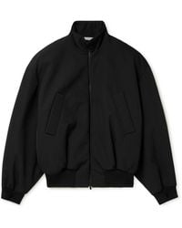 Fear Of God - Oversized Padded Wool And Cotton-Blend Twill Bomber Jacket - Lyst