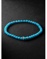 Sydney Evan - 14-Karat, Diamond And Beaded Bracelet - Lyst