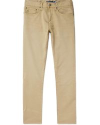 Polo Ralph Lauren - Sullivan Slim-fit Straight-leg Cotton-blend Trousers - Lyst