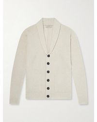 John Smedley - Rockford Shawl-Collar Recycled-Cashmere And Merino Wool-Blend Cardigan - Lyst