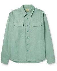De Bonne Facture - Linen Overshirt - Lyst
