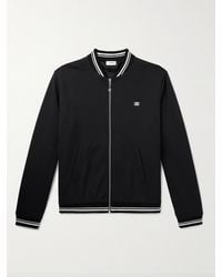 Celine - Teddy Slim-Fit Logo-Embroidered Jersey Jacket - Lyst