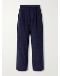 Kardo - Antonio Straight-Leg Cotton-Corduroy Suit Trousers - Lyst
