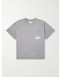 CHERRY LA - Logo-Print Paint-Splattered Cotton-Jersey T-Shirt - Lyst