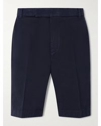 Thom Browne - Straight-leg Cotton-twill Shorts - Lyst