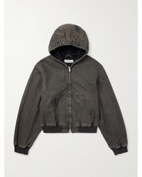 Our Legacy - Bank Denim Hooded Jacket - Lyst
